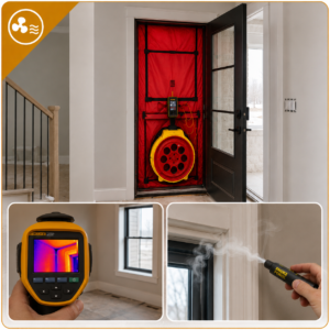 Basic Air Tightness Review of Building (with IR &/or smoke)